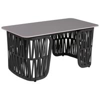 LOUNGETISCH eckig Anthrazit, Grau - Anthrazit/Grau, Metall (45/90/43cm) - MCW