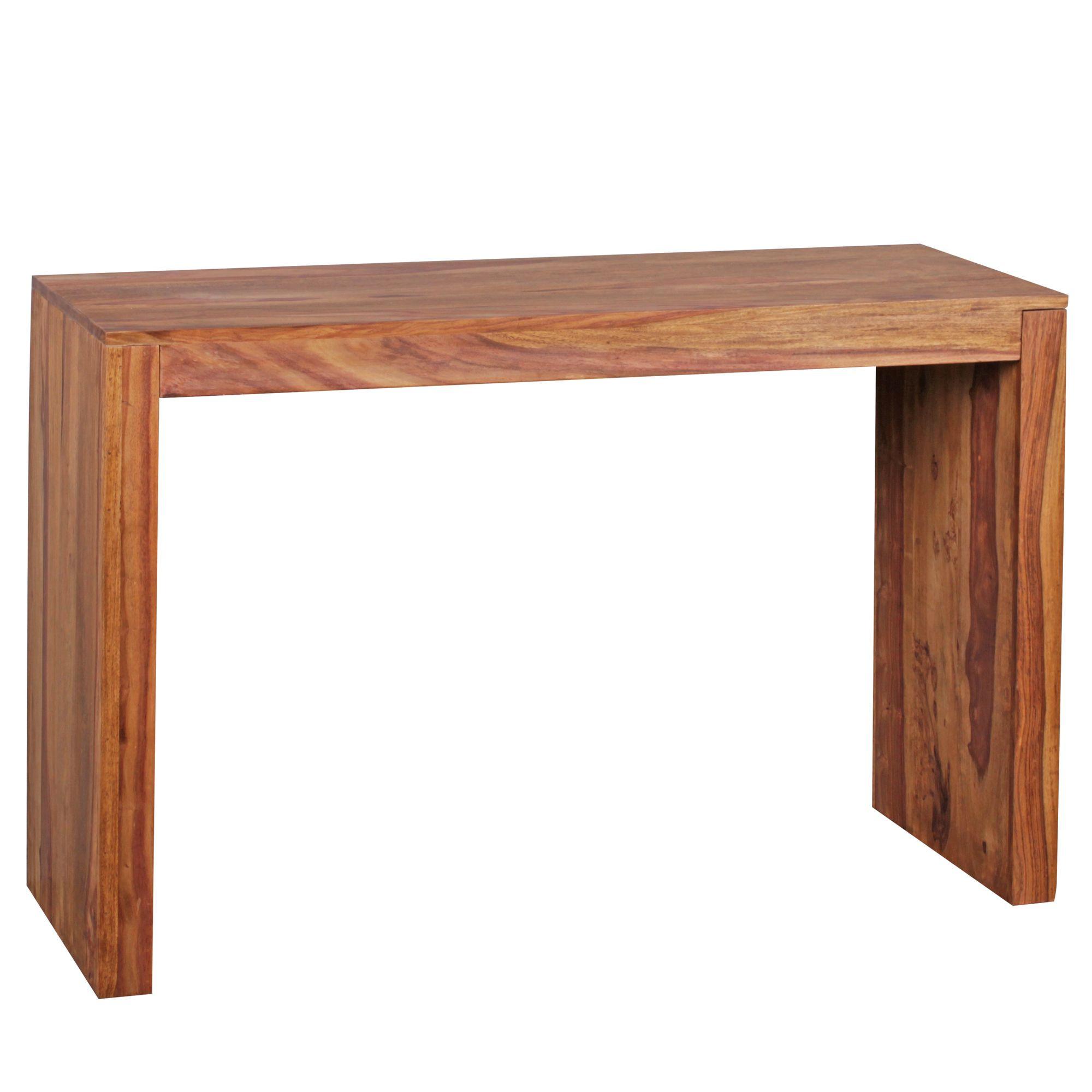 KONSOLENTISCH – Massivholz, 115x40x75 cm, schmal, mit Schubladen - Braun, Holz (115/40/75cm) - KADIMA DESIGN