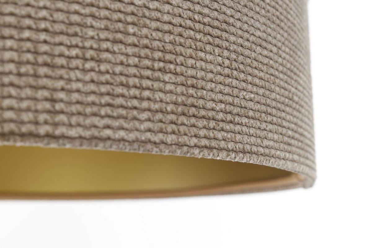 HÄNGELEUCHTE Gold 40/20 cm - Beige/Goldfarben, Kunststoff (40/0.6/20cm) - ONZENO