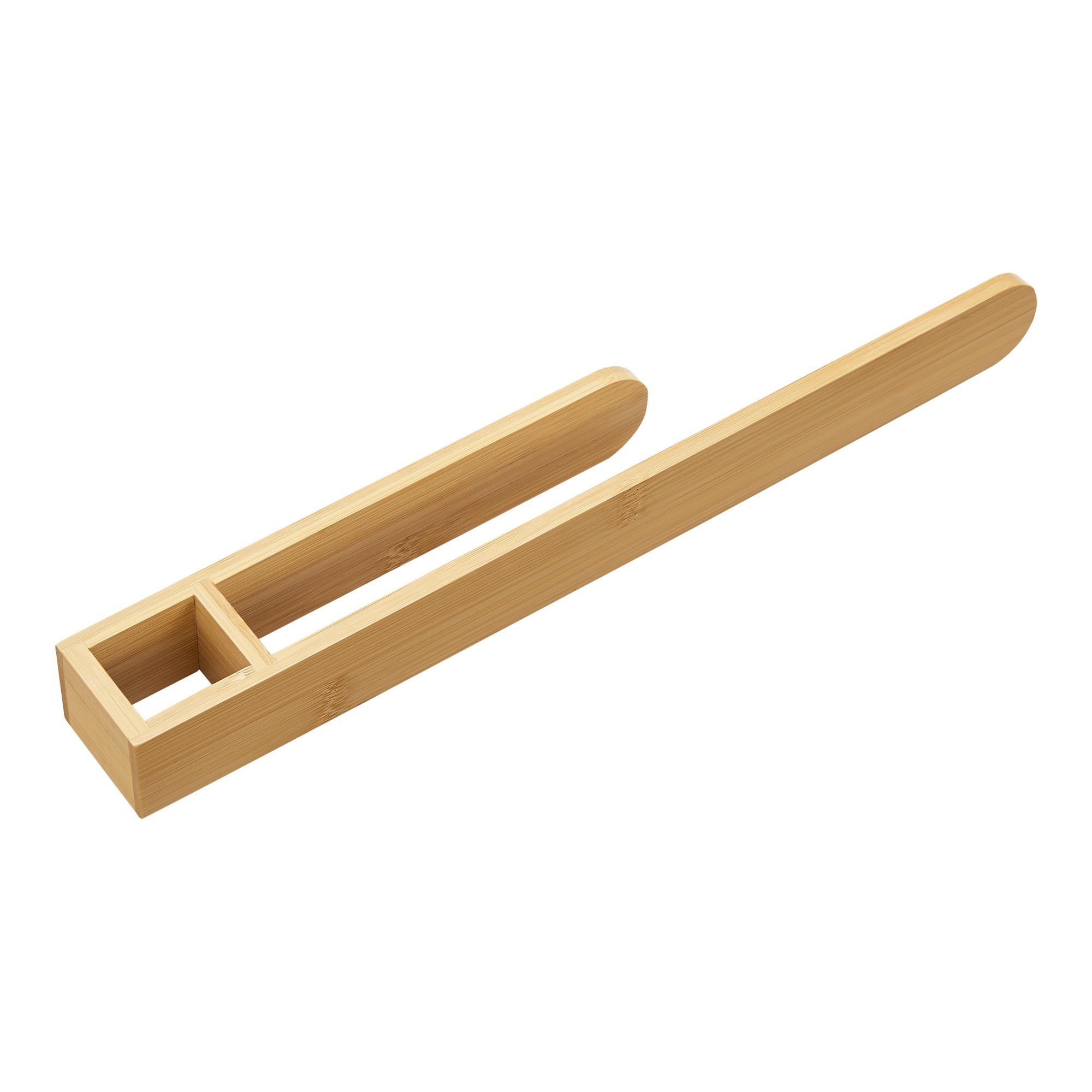 WAND-HANDTUCHHALTER Tønsberg - Naturfarben, Holz (38/4/5cm) - [en.casa]