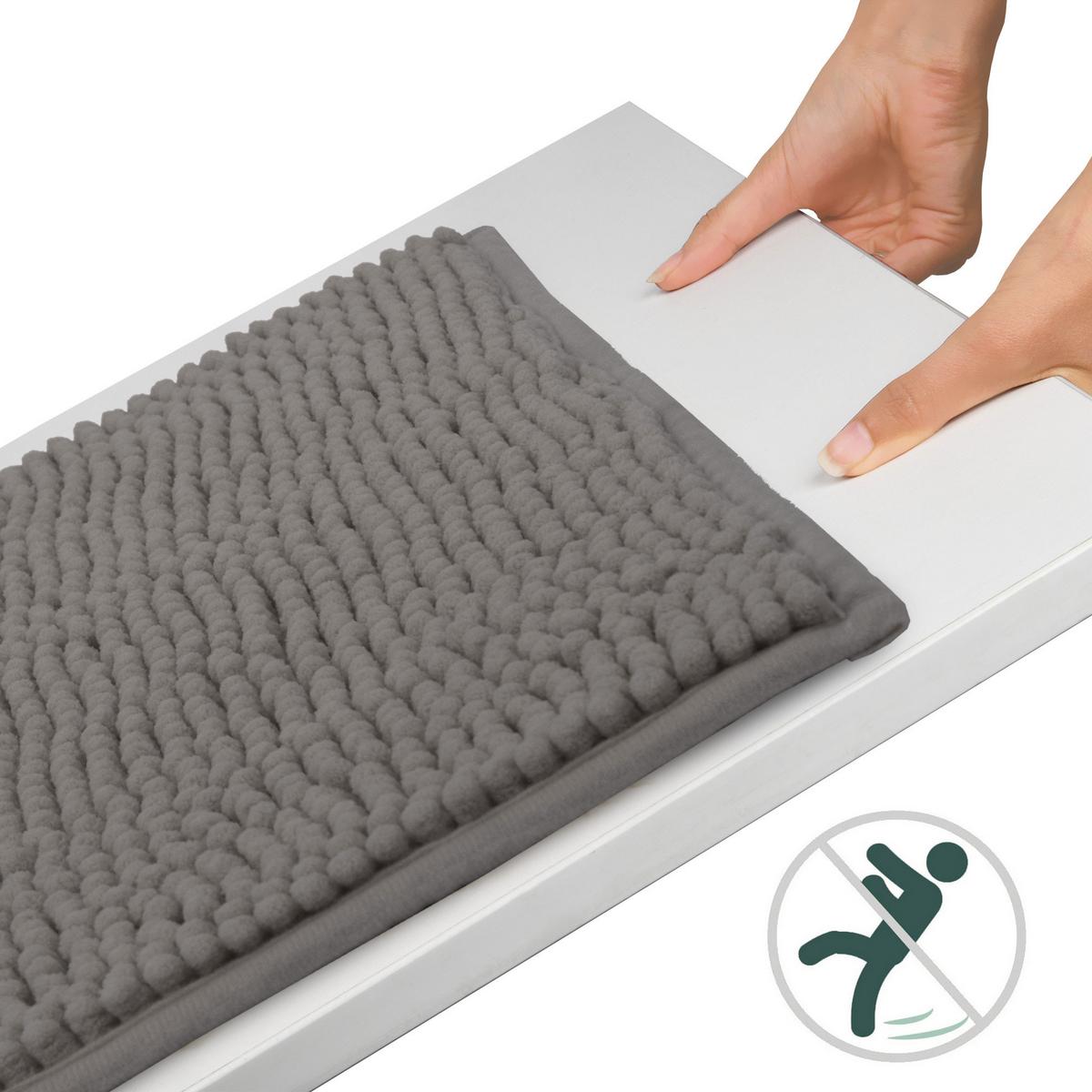 VORLEGER MATTE BeauMare WR 50/80 cm Anthrazit - Anthrazit, Textil (50/80cm) - Beautissu 