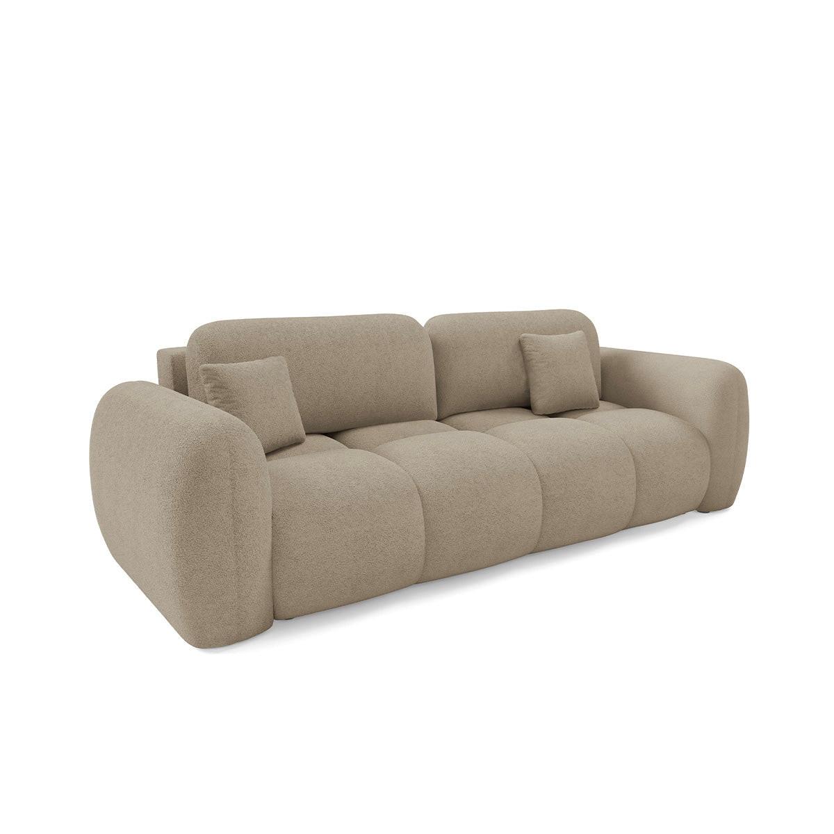 SOFA Livio 3 Sitzplätze Beige - Beige, Holz (270/95/121cm) - Petits-meubles