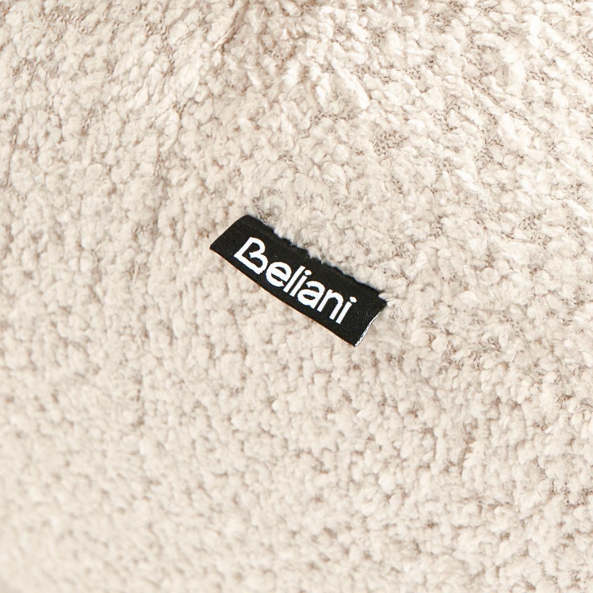 SESSEL Chenillegewebe Hellbeige Lohja - Beige, Textil (92/73/88cm) - Beliani
