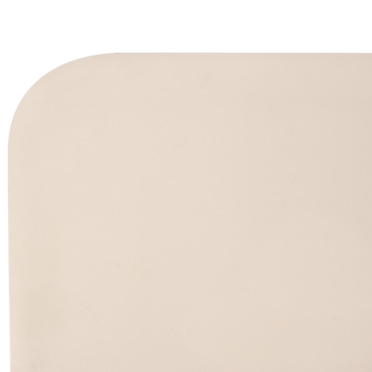 BETT mit Lattenrost 120/200 cm Samtstoff Hellbeige Flayat - Beige, Textil (120/200cm) - Beliani