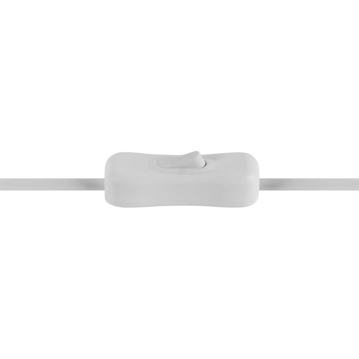 TISCHLEUCHTE Weiß Galetti - Weiß, Metall (22/30/41cm) - Beliani