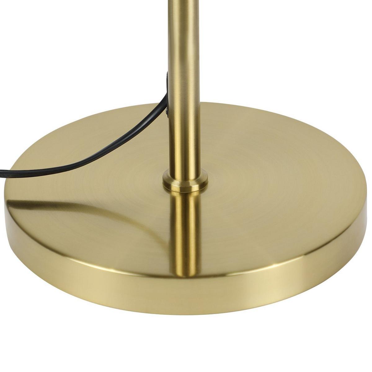 STEHLEUCHTE Essen 22/15/166 cm - Goldfarben, Metall (25/20/150cm) - Nettlife