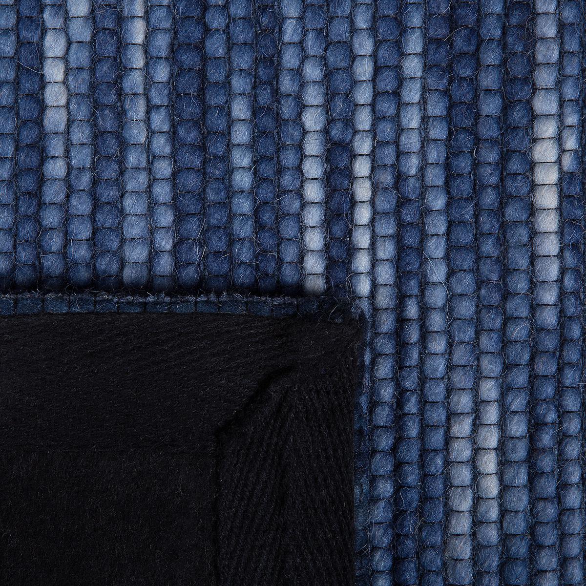 KURZFLOR-TEPPICH Kapakli 200/140 cm - Blau, Textil (140/200cm) - Beliani