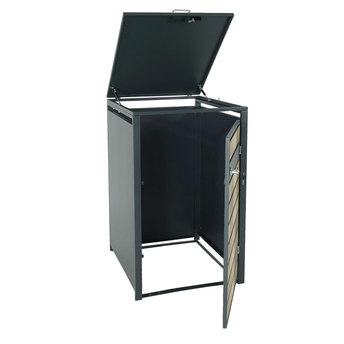 1ER-MÜLLTONNENVERKLEIDUNG Gold - Goldfarben, Metall (73/117/98cm) - MCW