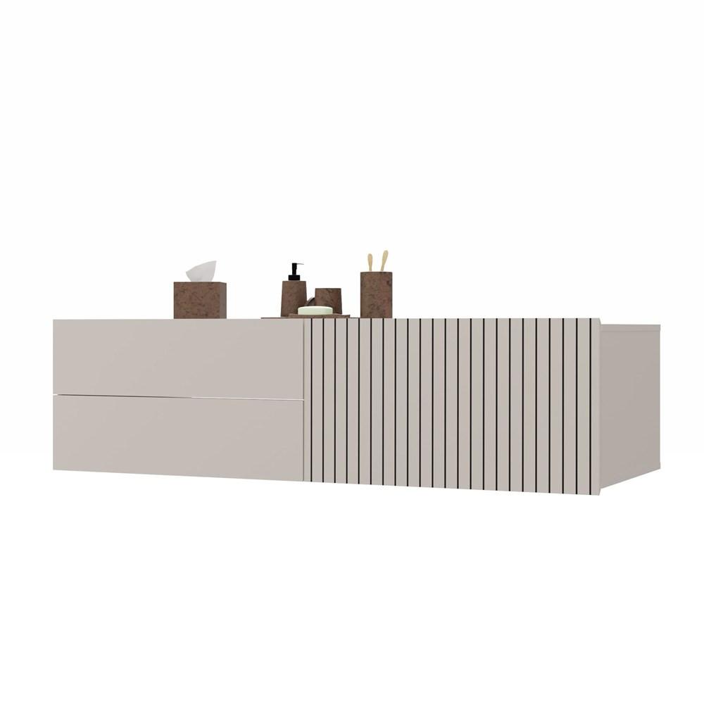 WASCHBECKENUNTERSCHRANK Kaschmir 140/38/53 - Kaschmir, Holzwerkstoff (140/38/53cm) - RAUMHIRSCH FURNITURE