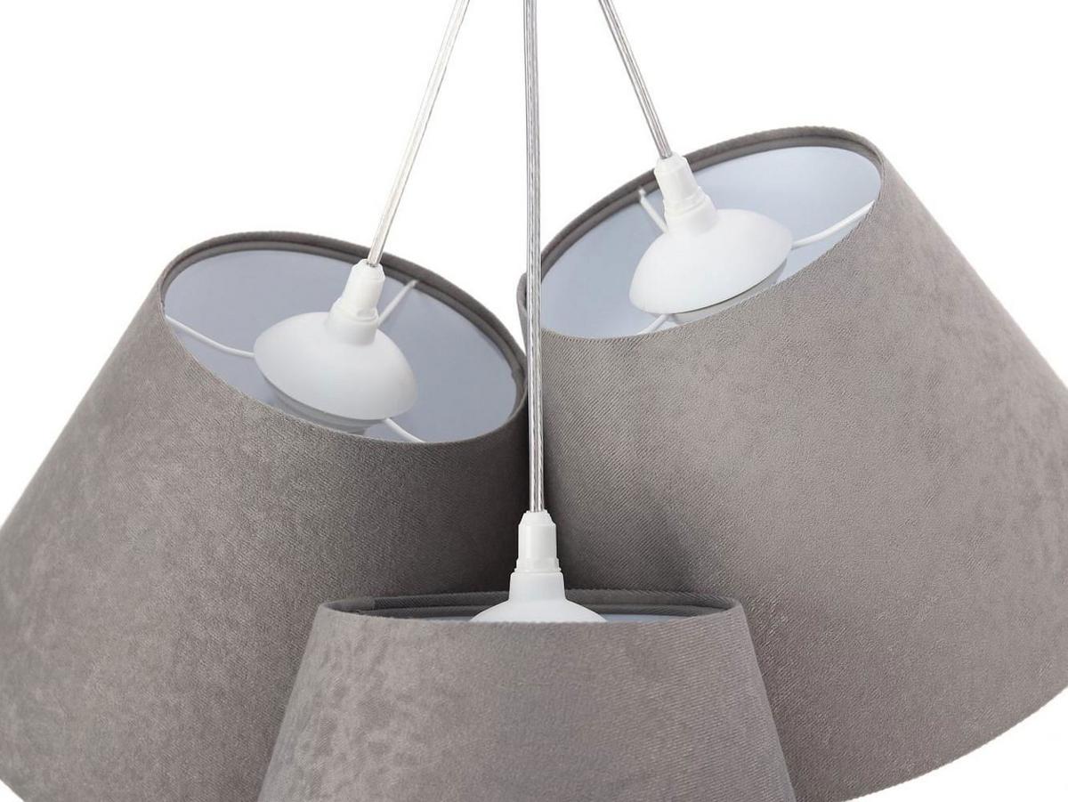 HÄNGELEUCHTE Grau 26/19 cm - Weiß, Kunststoff (26/0.8/19cm) - ONZENO