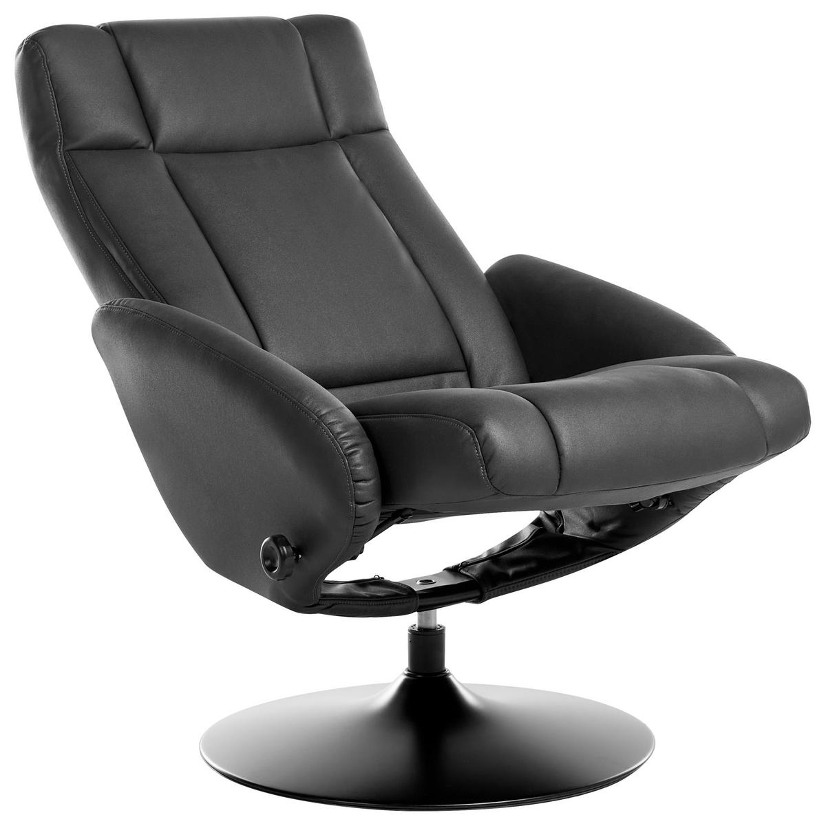 FERNSEHSESSEL Schwarz Apate - Schwarz, Kunststoff (71/94/75cm) - Beliani