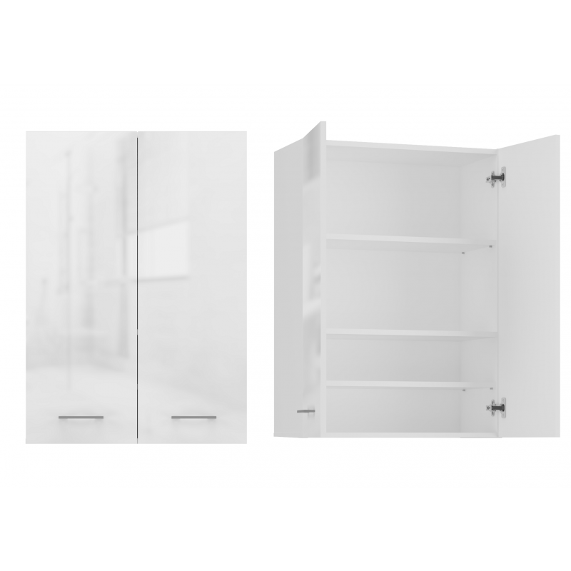 BADEZIMMERSCHRANK Weiß 64/90/30 - Weiß, Holzwerkstoff (64/90/30cm) - RAUMHIRSCH FURNITURE