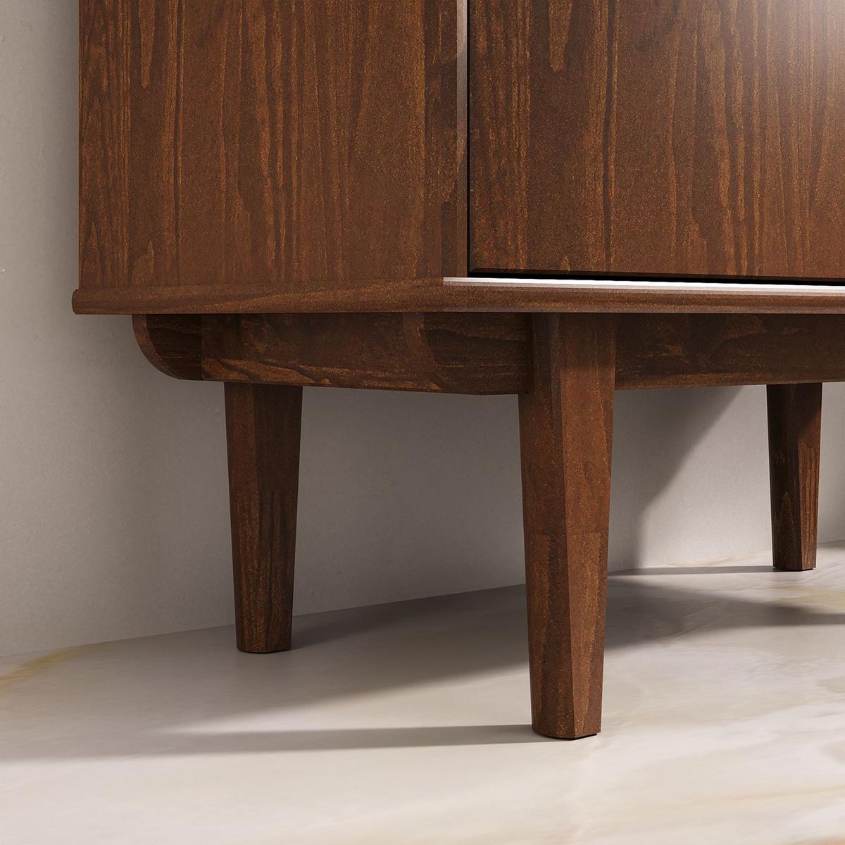 WOHNZIMMERSCHRANK SIMONA Kastanie - Kastanienfarben, Holz (80/188/37cm) - IDIMEX