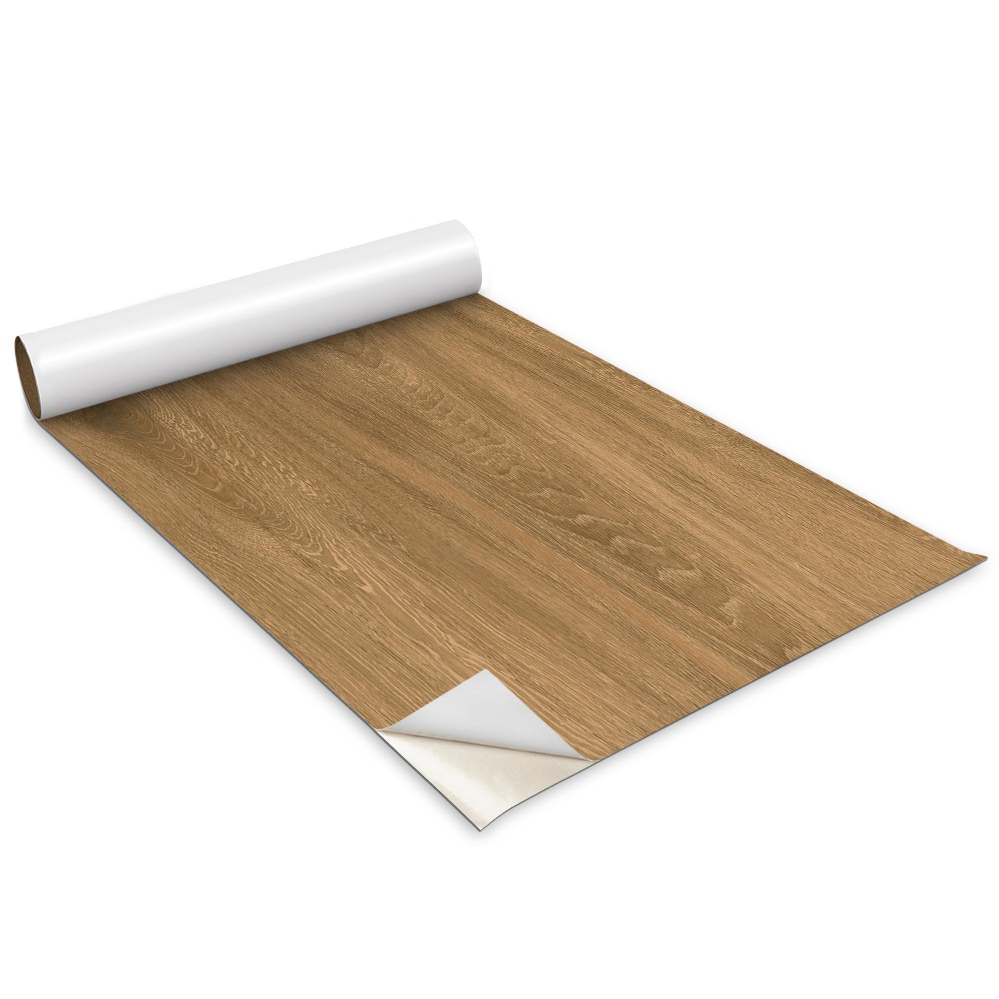 MÖBLAUFKLEBER 100x50 cm braun - Dunkelbraun, Kunststoff (50/0.1/100cm) - Wallfluent