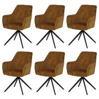 ESSZIMMERSTUHL Senfgelb 6er-Set - Currygelb/Gelb, Textil (57/85/60cm) - MCW