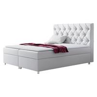 BOXBETT Roma - H3 - Weiß, Holz (180/200cm) - MIRJAN24