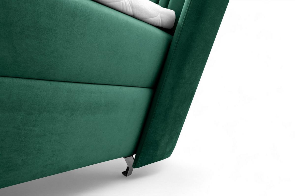 BOXBETT Damien - Grün, Holzwerkstoff/Textil (180/200cm) - Fun Möbel