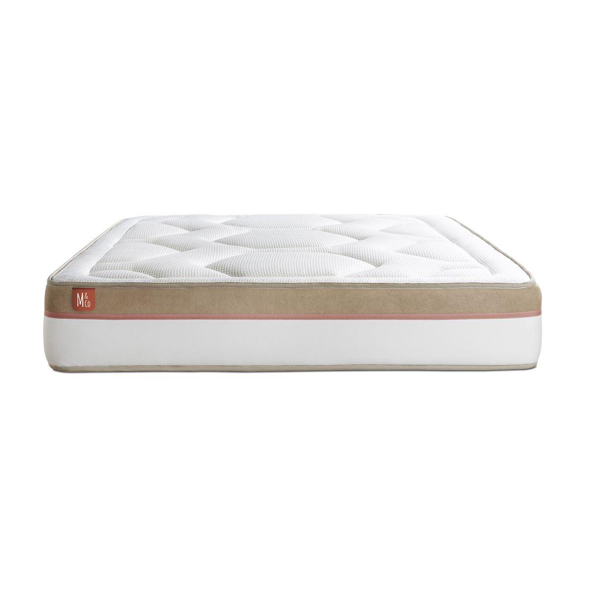 MATRATZE Le Cosy Memory-Schaum 140 x 190 cm h3 - Weiß, Textil (140/190cm) - Marmottes & Co