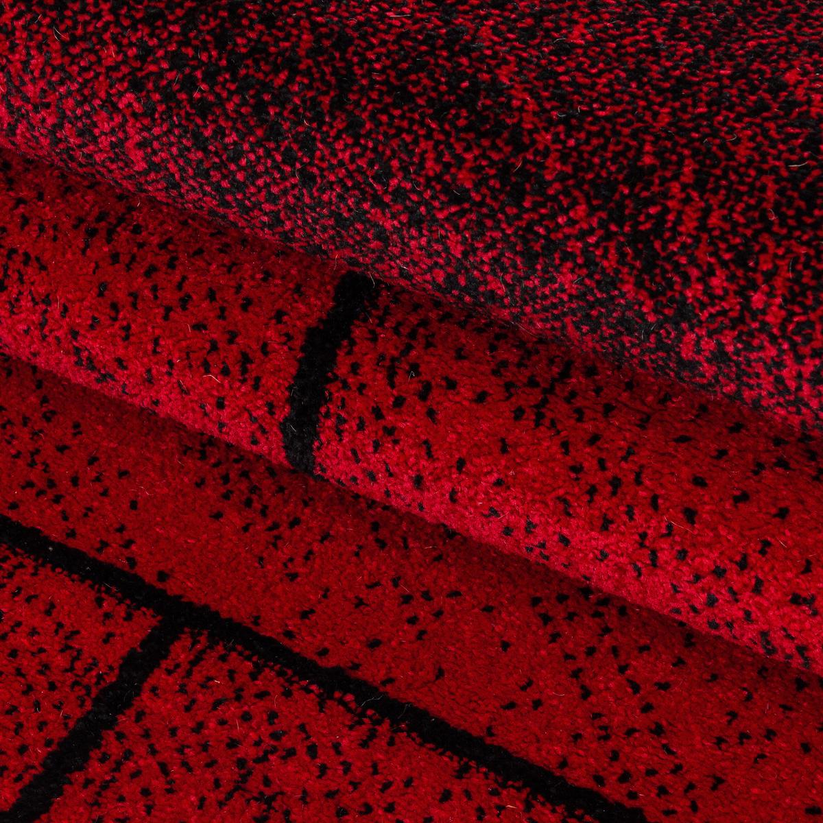 TEPPICH Kurzflor ANDALO in Rot, geometrisch, 120 x 170 cm - Rot, Textil (170/120cm) - KADIMA DESIGN