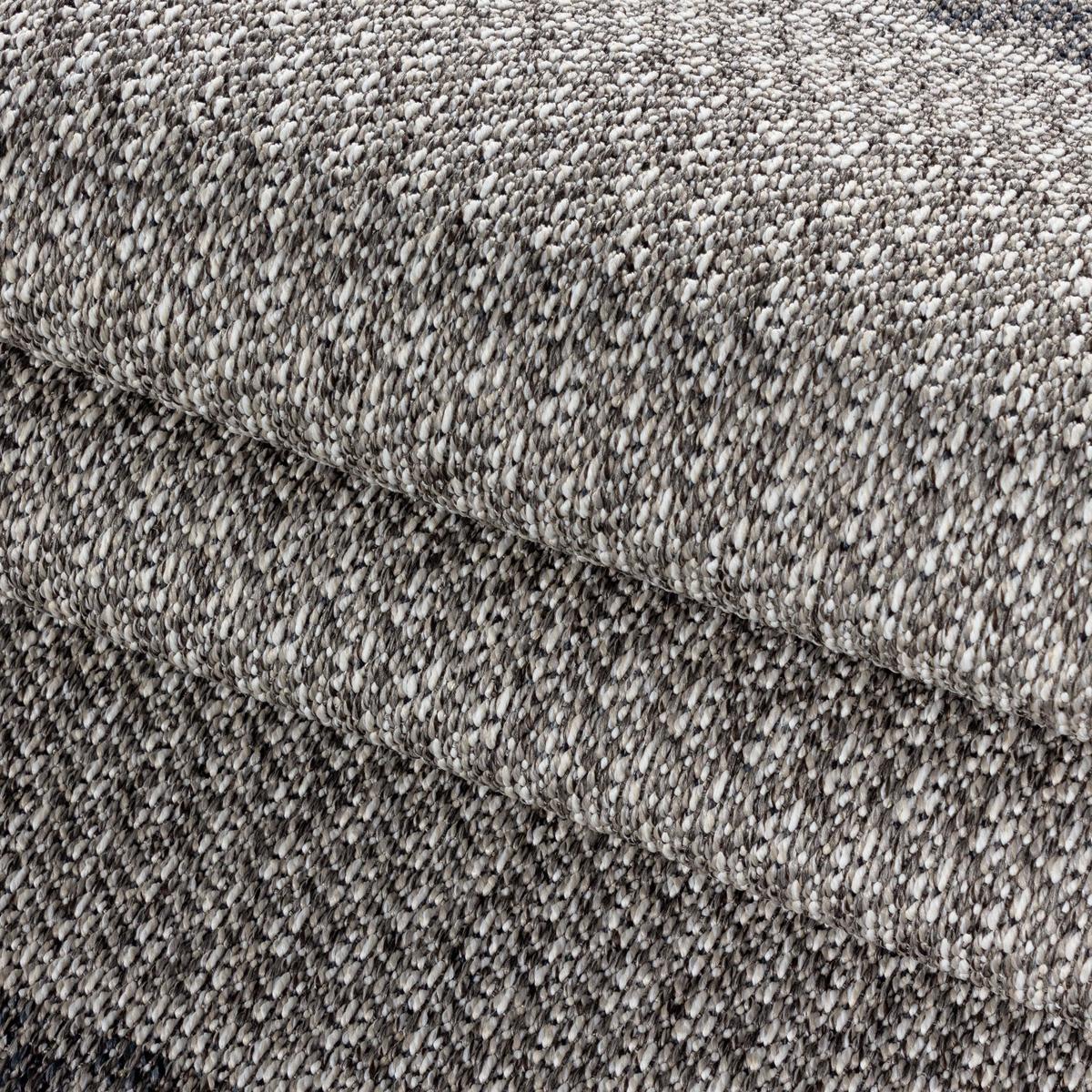 TEPPICH Outdoor LIRIA in Creme, mit Bordüre, aus Polypropylen, 120 x 170 cm - Beige, Textil (170/120cm) - KADIMA DESIGN