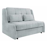 SCHLAFSOFA Viva Elite II - Hellgrau/Schwarz, Holz/Metall (126/85/98cm) - MIRJAN24