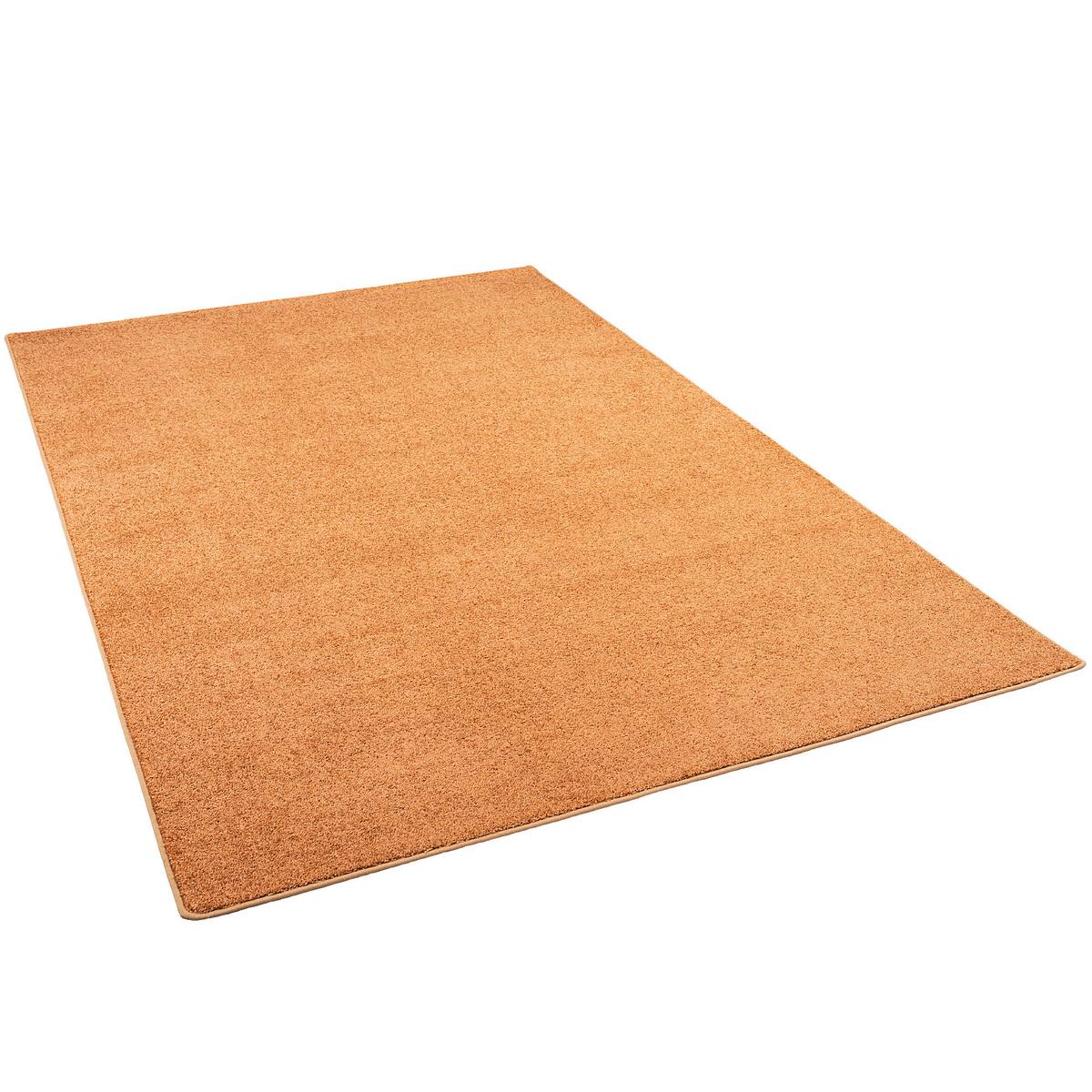 HOCHFLOR VELOURS TEPPICH LUNA - Terracotta, Textil (200/250cm) - Snapstyle