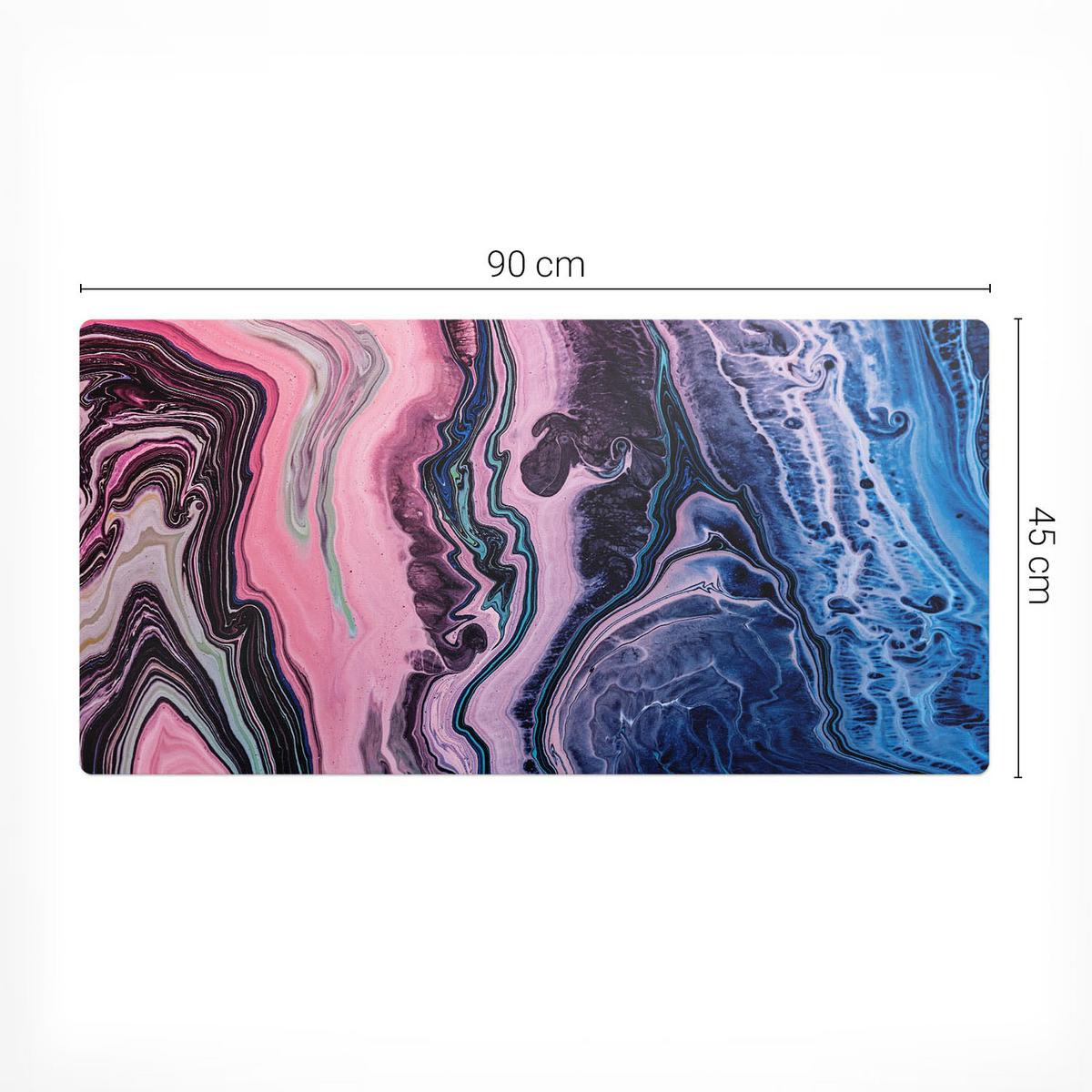 SCHREIBTISCHUNTERLAGE 90x45 cm Rosa - Rosa, Kunststoff (90/45/1.6cm) - Wallfluent