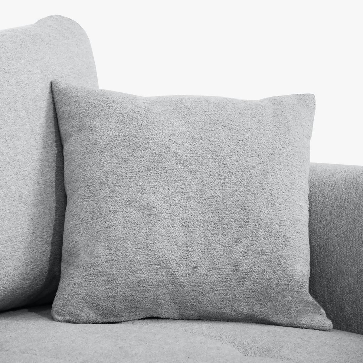 ECKSCHLAFSOFA Dallas mit Bettkasten, 255 cm, Hellgrau, links, Velour-Stoff - Hellgrau, Textil (255/175cm) - Beautysofa