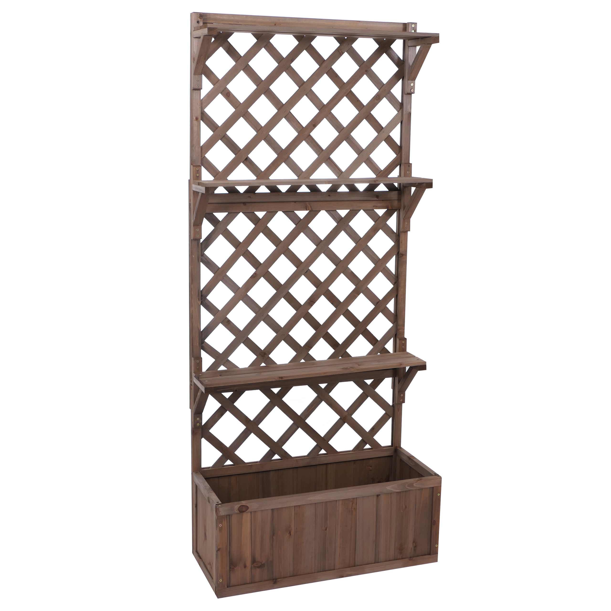 HOCHBEET Braun - Braun, Holz (77/177/33cm) - MCW