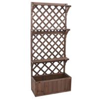 HOCHBEET Braun - Braun, Holz (77/177/33cm) - MCW