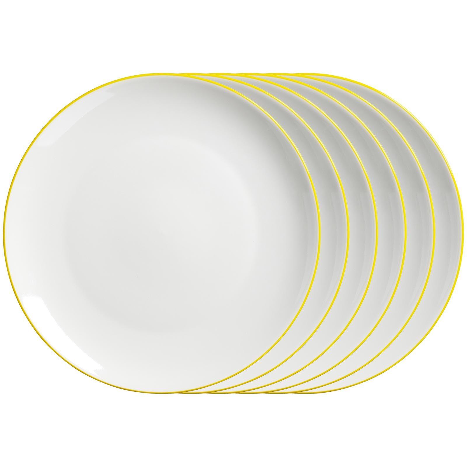 SPEISETELLER Adela gelb ø 26,5 cm 6er Set - Gelb, Keramik (26.5cm) - Ritzenhoff Breker