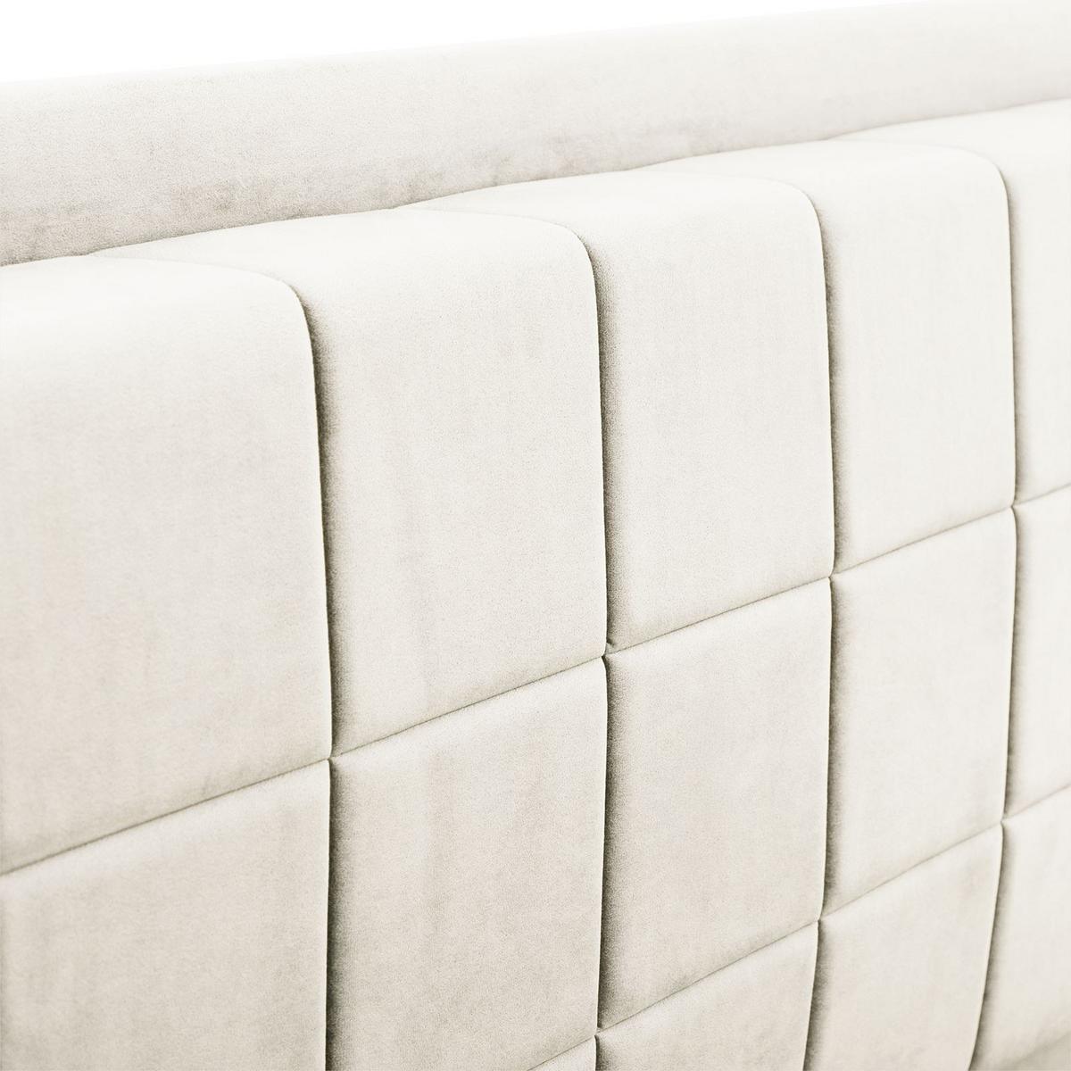 POLSTERBETT YARO 160x200 cm cremeweiß - Creme, Textil (160/200cm) - IDIMEX