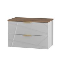 WASCHTISCHUNTERSCHRANK 80.6cm Aurora Weiß - Weiß, Holzwerkstoff (80.6/52.2/46.5cm) - Petits-meubles