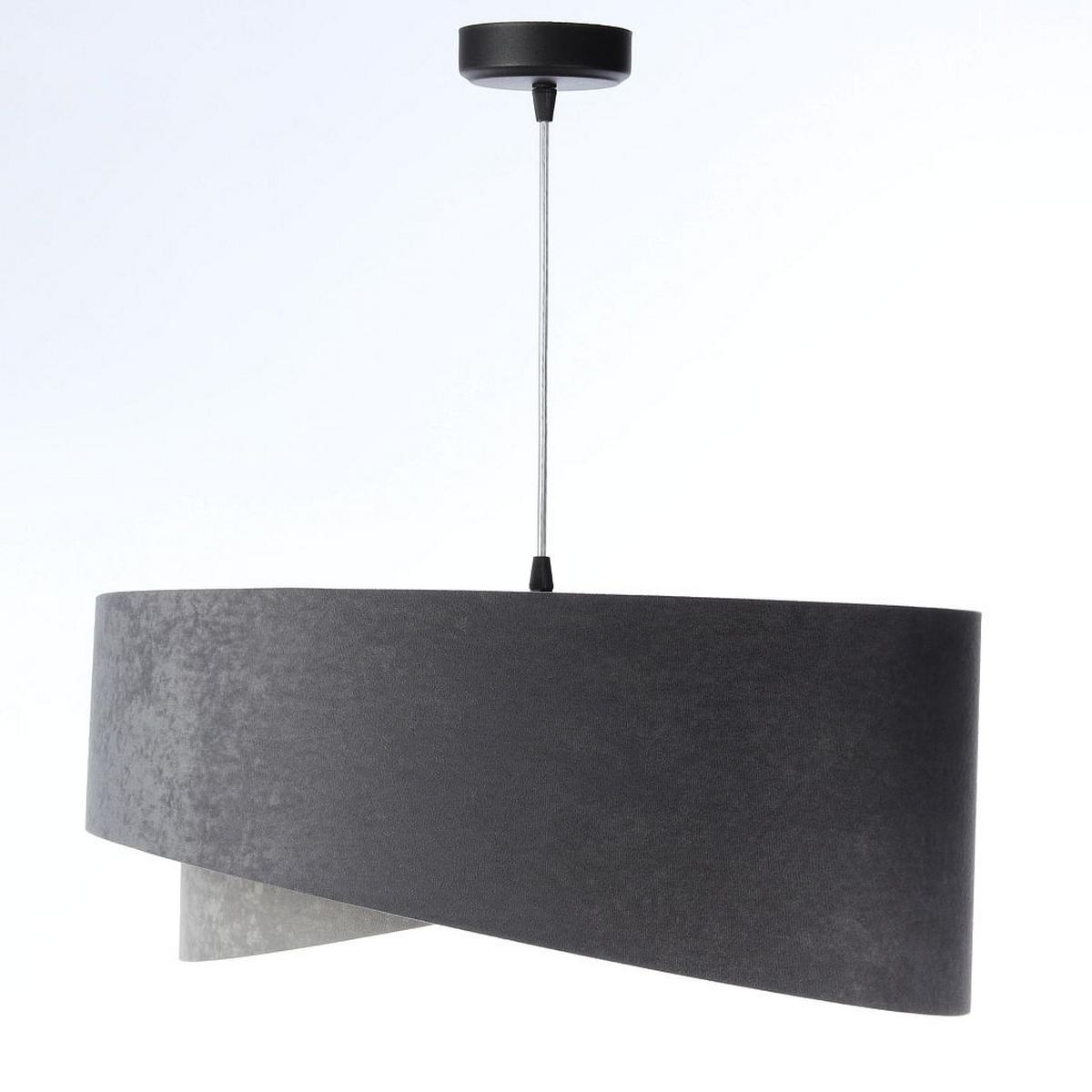 HÄNGELEUCHTE Grau 50/23 cm - Grau, Kunststoff (50/1/23cm) - ONZENO