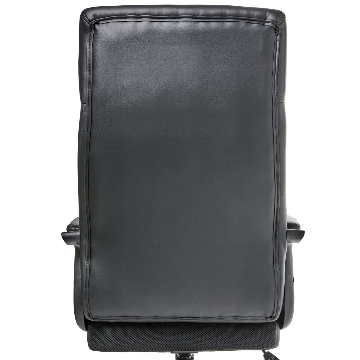 CHEFSESSEL Schwarz Guru - Schwarz, Kunststoff (65/114/73cm) - Beliani