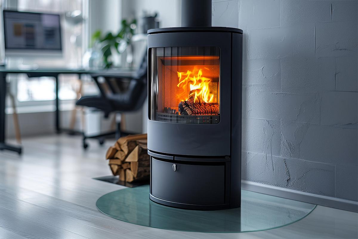 GLASPLATTE für Kamin transparent 80x70 cm - Transparent, Glas (80/70/0.4cm) - TULUP