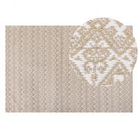 TEPPICH geflochten Atima 230/160 cm - Beige, Naturmaterialien (160/230cm) - Beliani