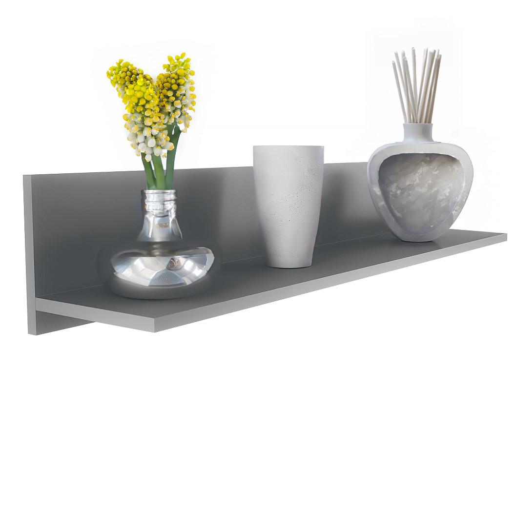 WANDREGAL Skadu Anthrazit matt - Anthrazit, Holzwerkstoff (97.5/18.5/18.5cm) - Vladon