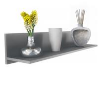 WANDREGAL Skadu Anthrazit matt - Anthrazit, Holzwerkstoff (97.5/18.5/18.5cm) - Vladon