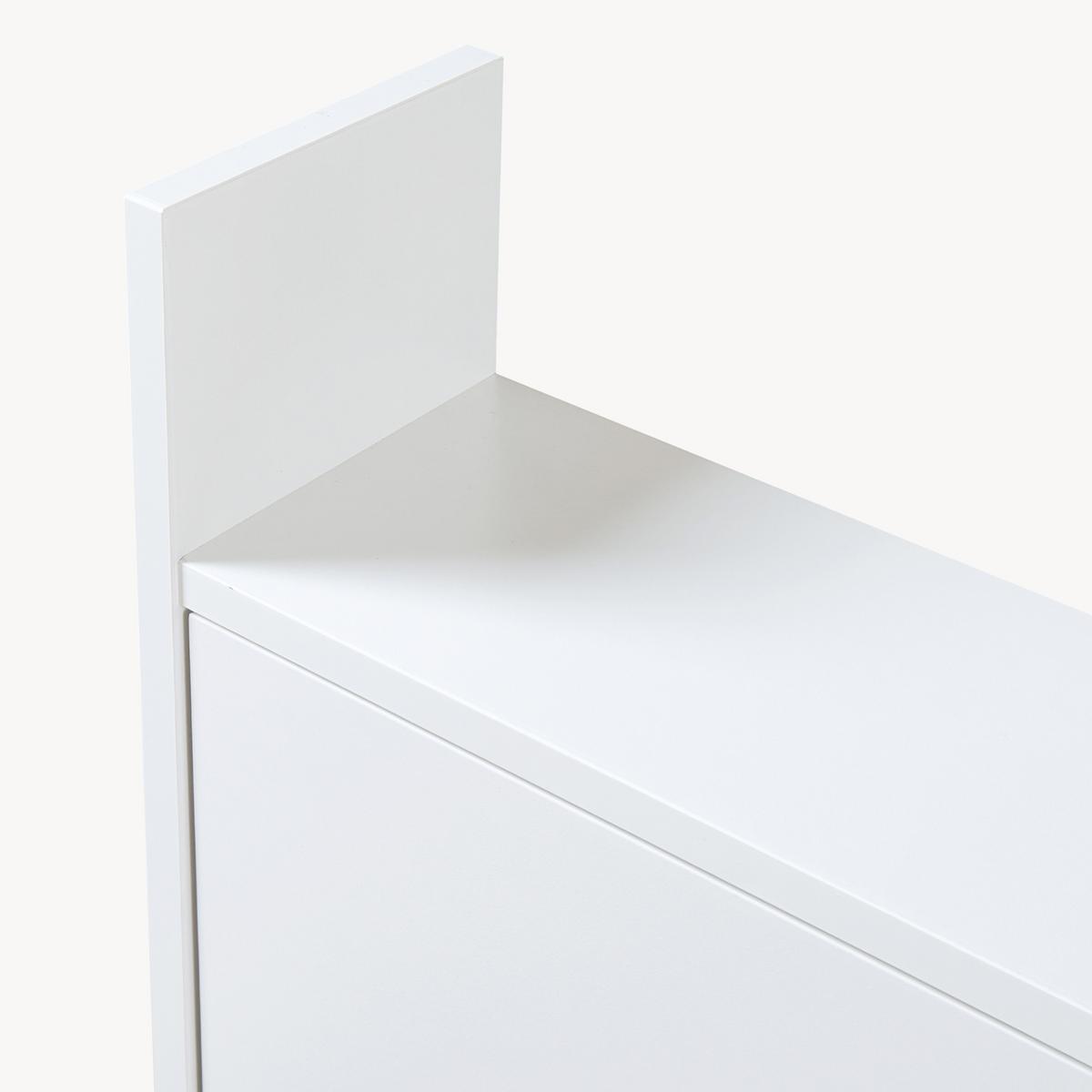 WANDSCHREIBTISCH Rautalampi - Weiß, Holzwerkstoff (83/48/14.5cm) - [en.casa]