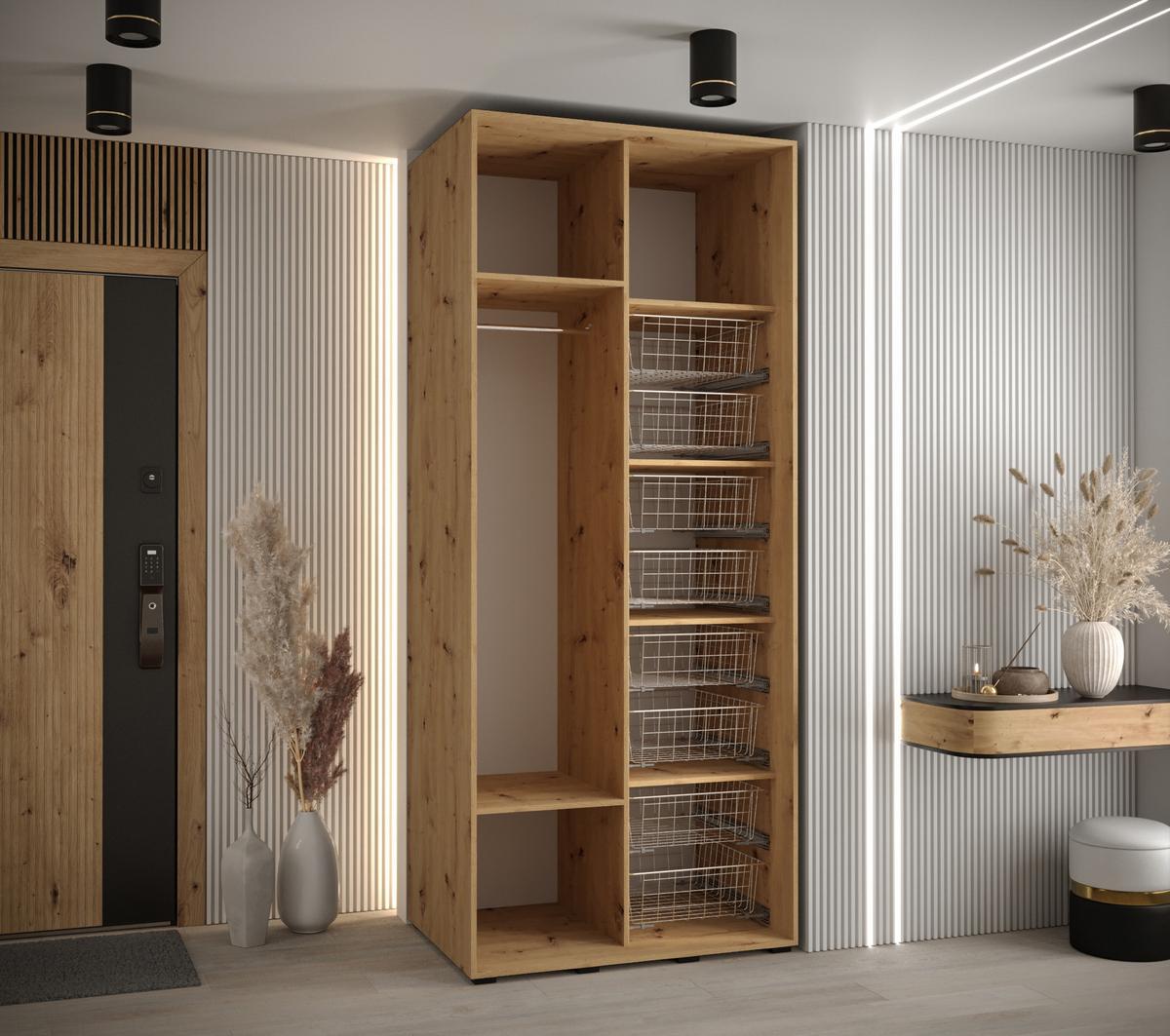 SCHRANKAUSZUG 16,5/43,5/47,5 - Grau, Metall (43.5/16.5/47.5cm) - Abiks Möbel