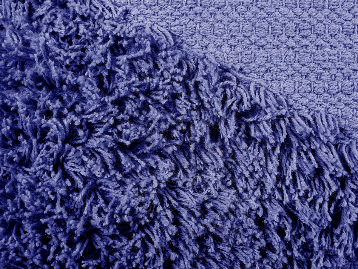 DEKOKISSEN Purpur 45/45 cm Rhoeo - Lila, Naturmaterialien/Textil (45/45cm) - Beliani