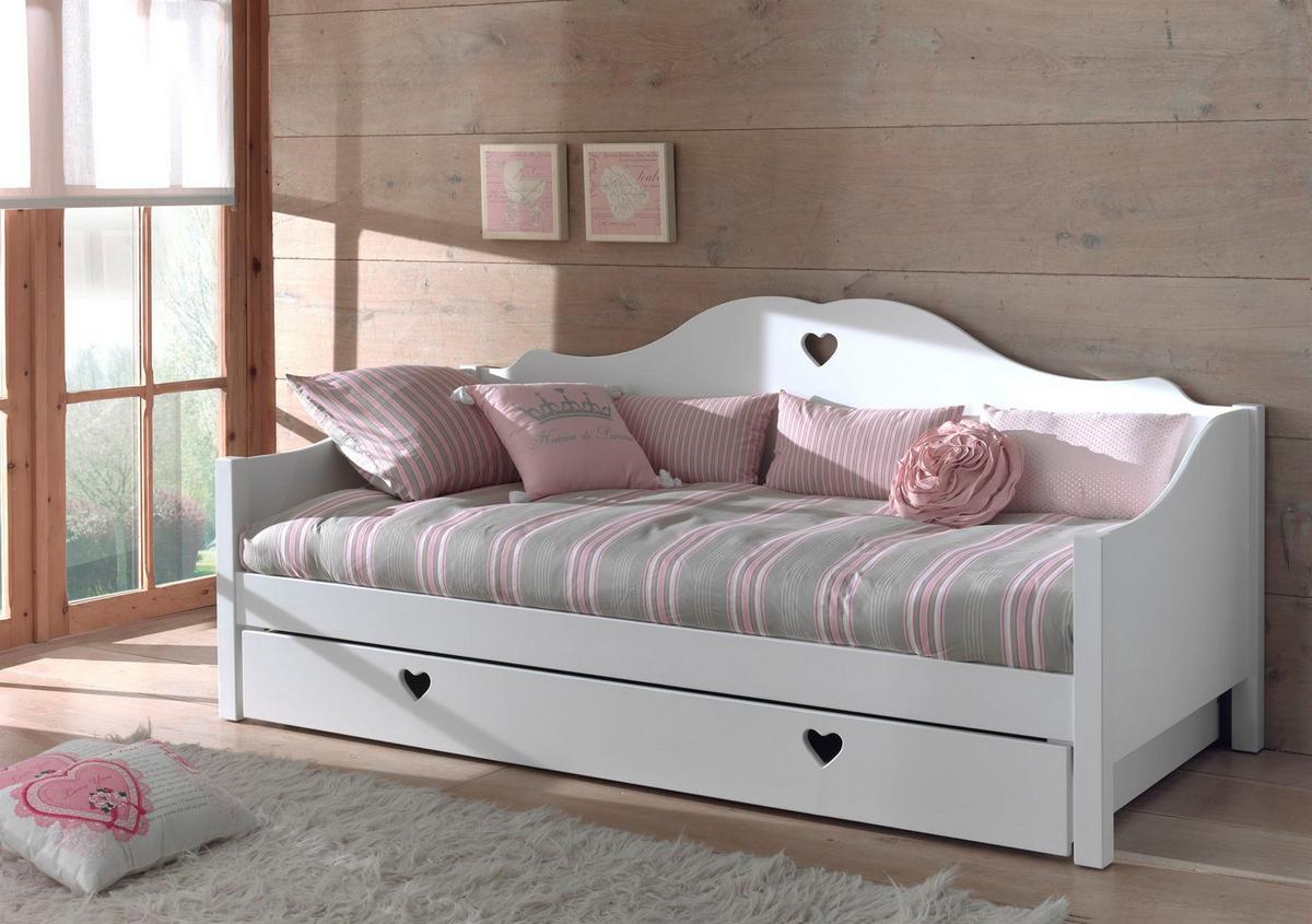 KOJENBETT Kamila 212x95x98 aus MDF in Weiß - Weiß, Holzwerkstoff (90/200cm) - 58aufmkessel