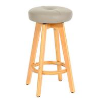 BARHOCKER taupe - Taupe, Holz (45/67/45cm) - MCW