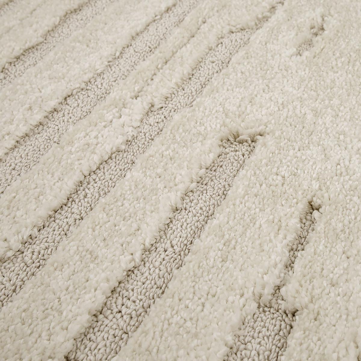 HOCHFLORTEPPICH, mit Struktur, Creme, 120 x 160 cm - Beige, Textil (120/160cm) - KADIMA DESIGN