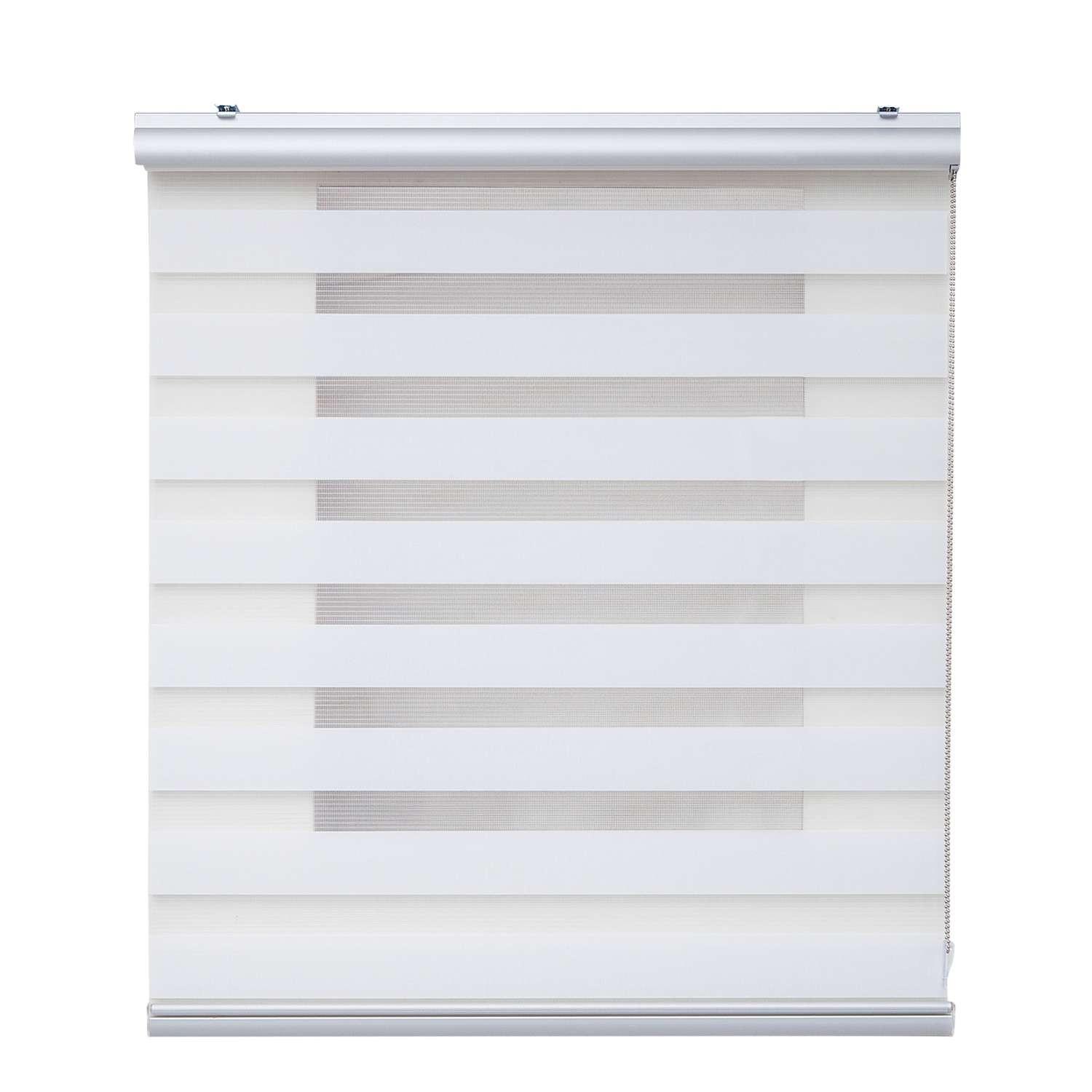 DOPPELROLLO Weiß 120x250 cm - Weiß, Kunststoff (120/250cm) - STORESDECO