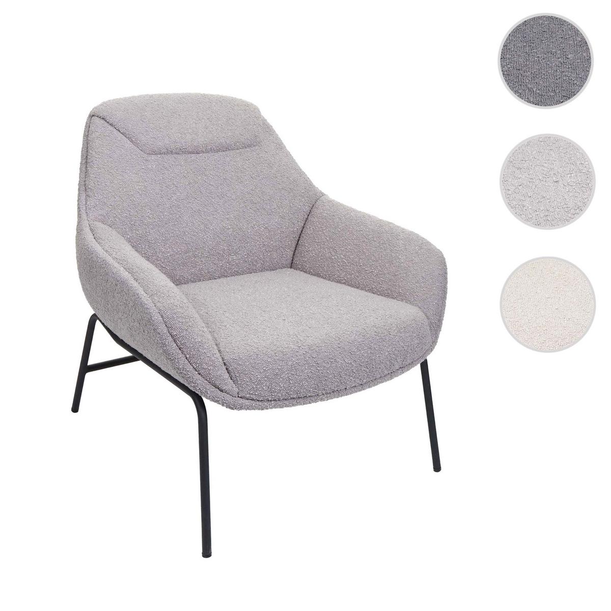 LOUNGE-SESSEL Hellgrau - Hellgrau, Textil (80/79/80cm) - MCW