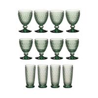 WEIN- & LONGDRINKGLÄSER Boston Coloured grün 12er Set - Grün, Glas - Villeroy & Boch