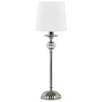 TISCHLAMPE Kubena 18/18/56 cm - Weiß, Keramik (18/18/62cm) - Beliani