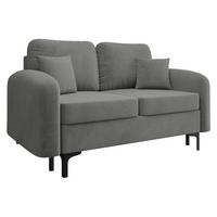 SCHLAFSOFA Venice Small - Schwarz/Grau, Holz/Textil (157/96/94cm) - MIRJAN24